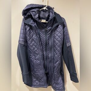 Athleta Mid length Quilt Coat